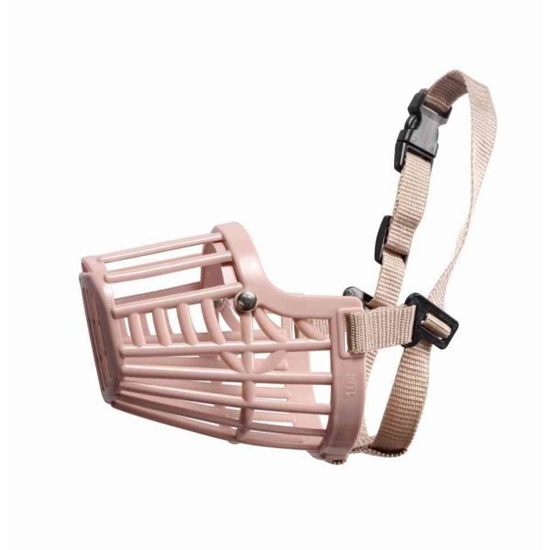 Picture of LeoPet Basket Dog Muzzle Beige